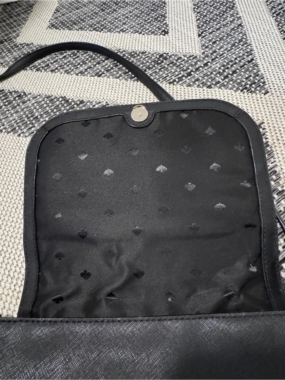 Kate Spade New York Pink & Black Crossbody Bag
